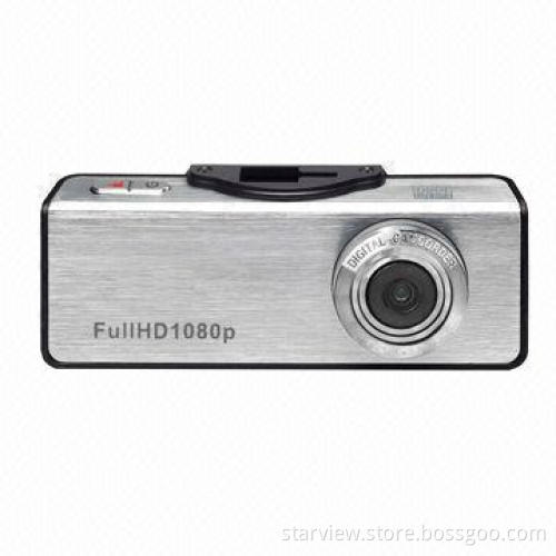 Car Black Box for Ambarella A5s/Full HD 1,080P 30fps/Brushed Aluminum/DVR Plus/G-sensor/GPS Function